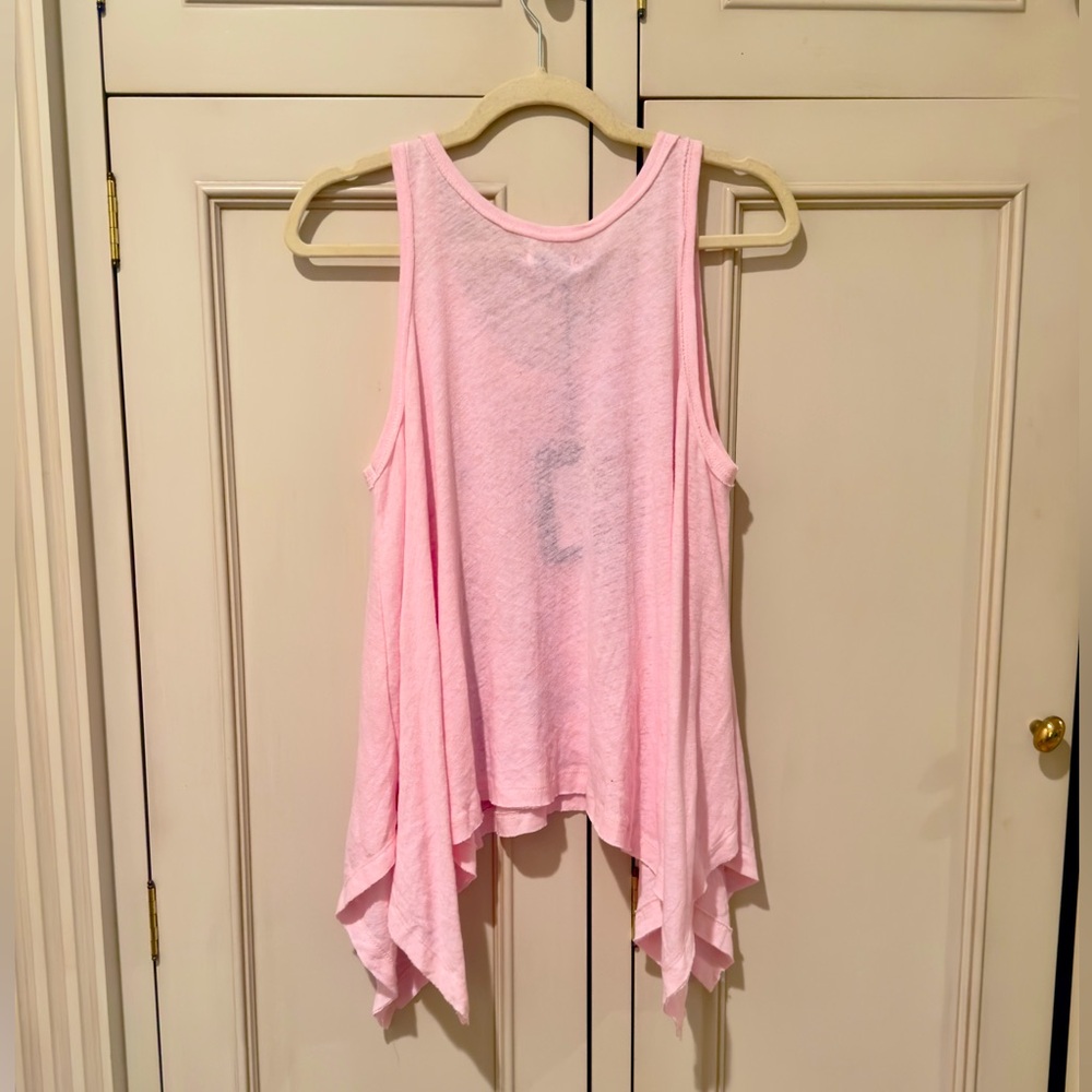 Lauren Moshi Pink Rose Skull Tank Top. Extremely Rare. Size Small. NWT.🩷🩷 - Picture 4 of 6